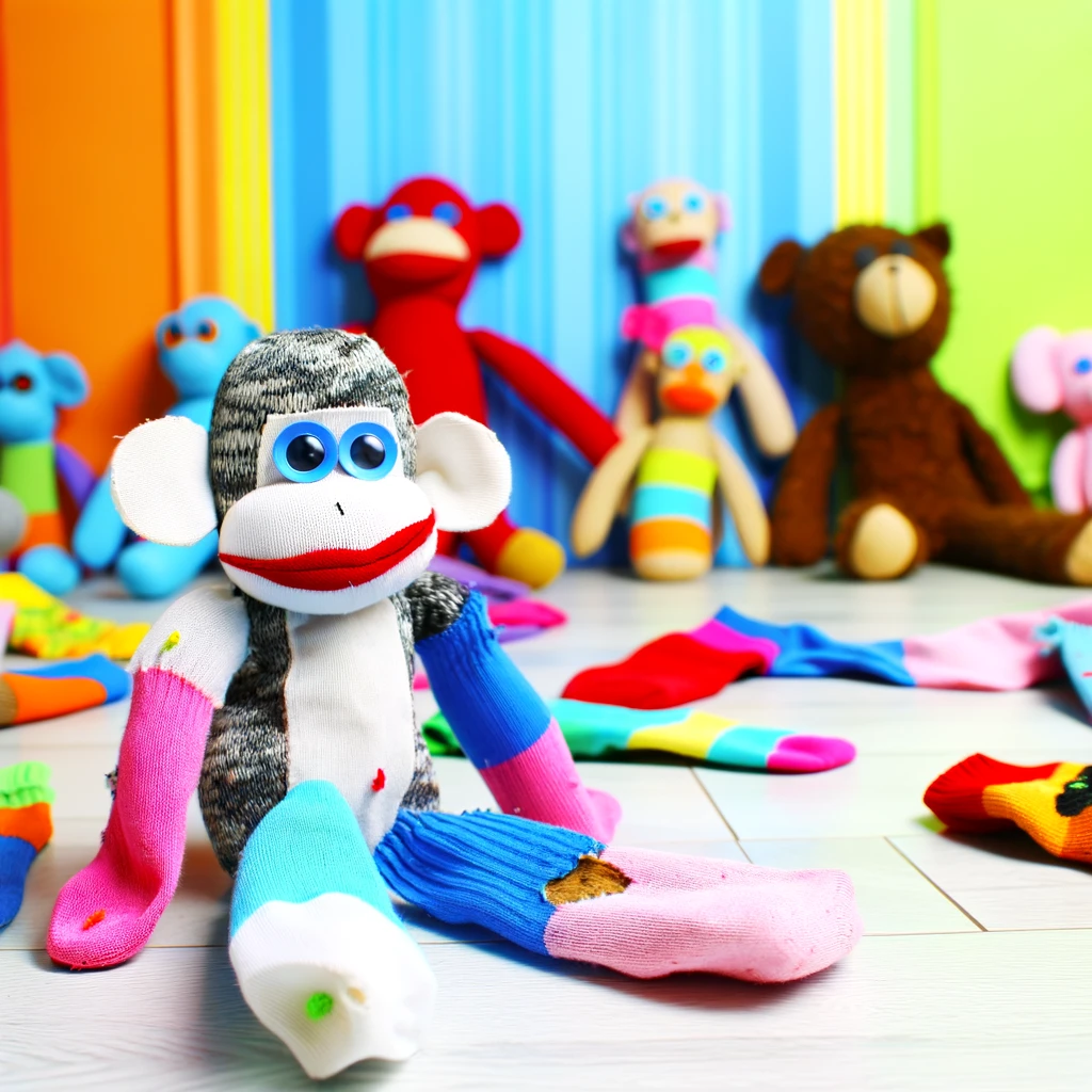 DIY Sock Crafts: stuffed animal