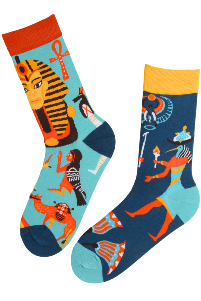 ANDREW Egypt-themed cotton socks