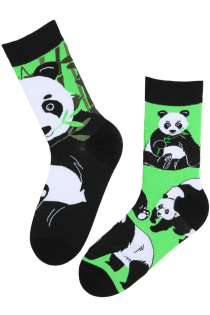 ANIMALS cotton socks with pandas | Sokisahtel