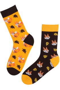 BRAYDEN cotton socks with foxes | Sokisahtel