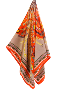 FERRARA orange neckerchief | Sokisahtel