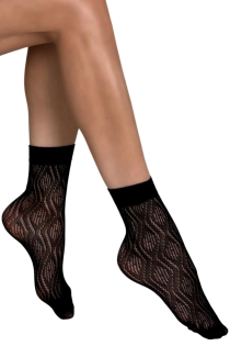 KIRA black sheer socks | Sokisahtel