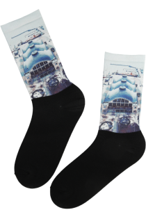 LENNUSADAM print pattern socks | Sokisahtel
