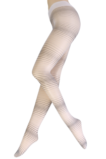 SILVIA must-valged triibulised sukkpüksid | Sokisahtel