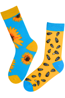 TIMOTHY cotton socks with sunflowers | Sokisahtel