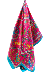 TRENTO pink colorful neckerchief | Sokisahtel