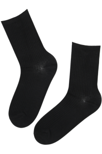 VIRSIINIA black warm alpaca wool socks | Sokisahtel