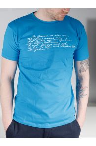 2019. Anniversary Celebration Men's blue T-shirt MINU ARM (my love) | Sokisahtel