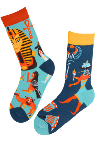 ANDREW Egypt-themed cotton socks | Sokisahtel