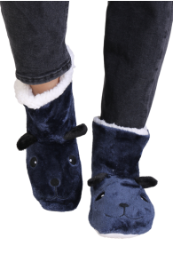 Sakkas, Accessories, Sakkas Fuzzy Sky Blue Non Slip Slipper Socks Nwt Set  Of 2 Pairs