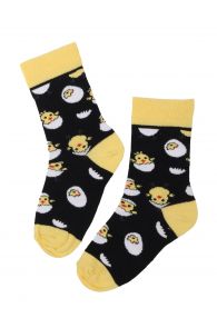 EGG CHICK cotton socks with chicks for children | Sokisahtel