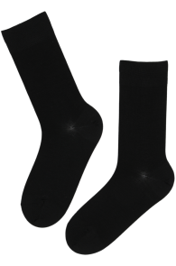 HANS black merino wool socks for men | Sokisahtel