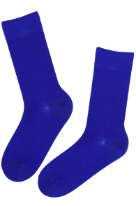 HANS electric blue merino wool socks for men | Sokisahtel