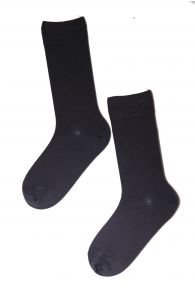 Элегантные мужские носки темно-синего цвета из шерсти мериноса HANS | Sokisahtel