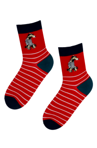 KENNEL red cotton dog socks for women | Sokisahtel