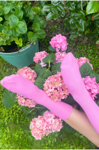 Женские хлопковые носки розового цвета KIM | Sokisahtel
