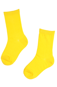 Детские хлопковые носки жёлтого цвета KIM | Sokisahtel