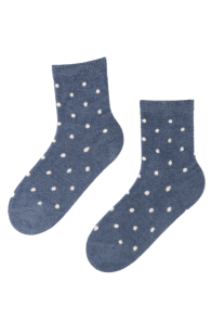LILA blue warm socks for women | Sokisahtel