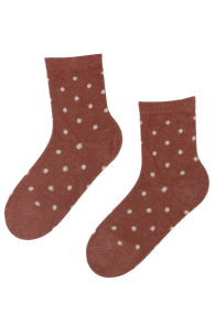LILA orange warm socks for women | Sokisahtel