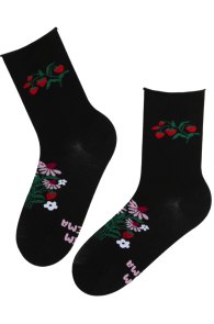 PARIM VANAEMA cotton socks with strawberries | Sokisahtel