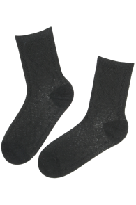 MARIS black warm wool socks | Sokisahtel