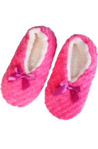 ROSETTE pink soft slippers | Sokisahtel