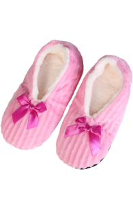 ROSETTE light pink soft slippers | Sokisahtel