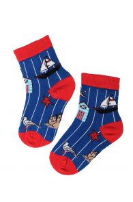 SEA marine themed cotton socks for kids | Sokisahtel