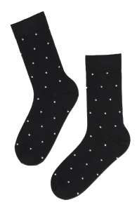 SILVER black cotton socks | Sokisahtel