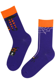 SLING purple Halloween socks | Sokisahtel