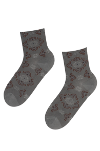 AURELIA grey socks for women | Sokisahtel