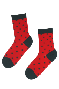 TAMPERE merino wool socks with dots | Sokisahtel