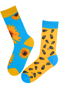 TIMOTHY cotton socks with sunflowers | Sokisahtel