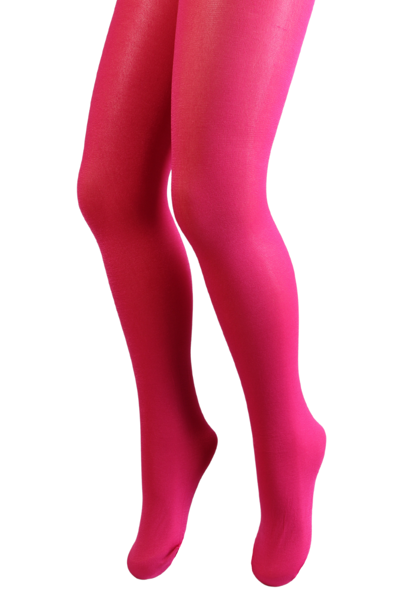 Pink Opaque Tights for Children
