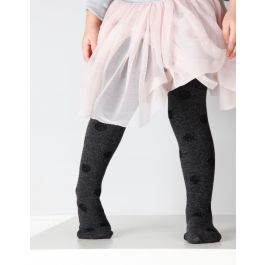 ILIA grey cotton tights for girls