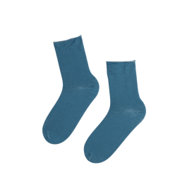 OLEV turquoise silver thread antibacterial socks for men | Sokisahtel